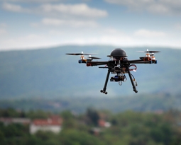 Drone fashion in the sky